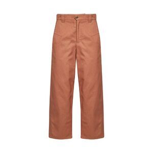 Chloé Women Blushy Pink Cotton Canvas Barrel Trousers